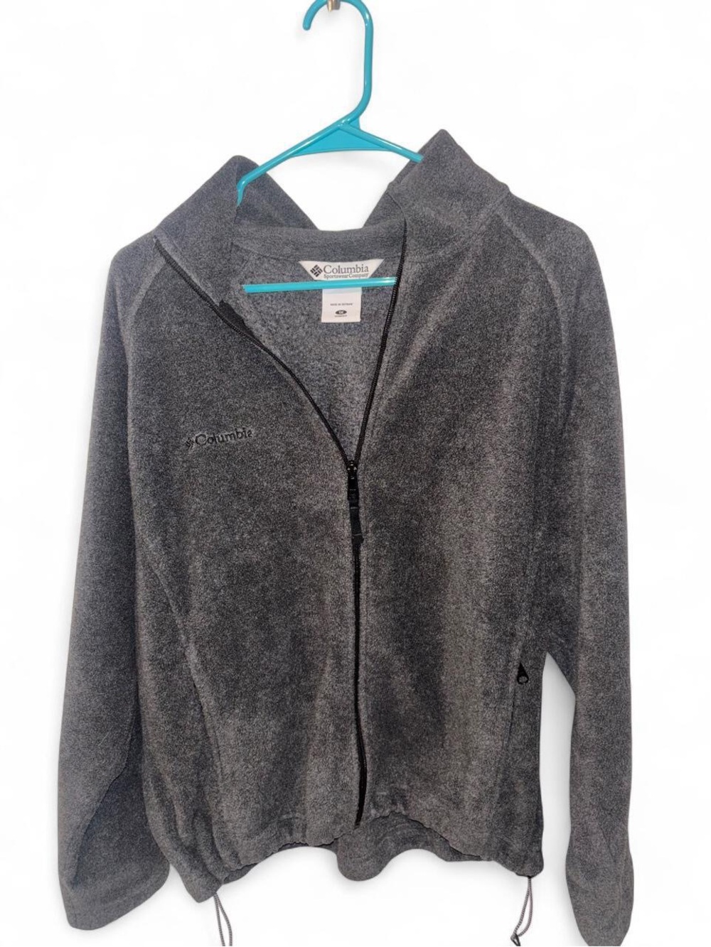 Columbia Women's Dark Gray Full-Zip Fleece Jacket